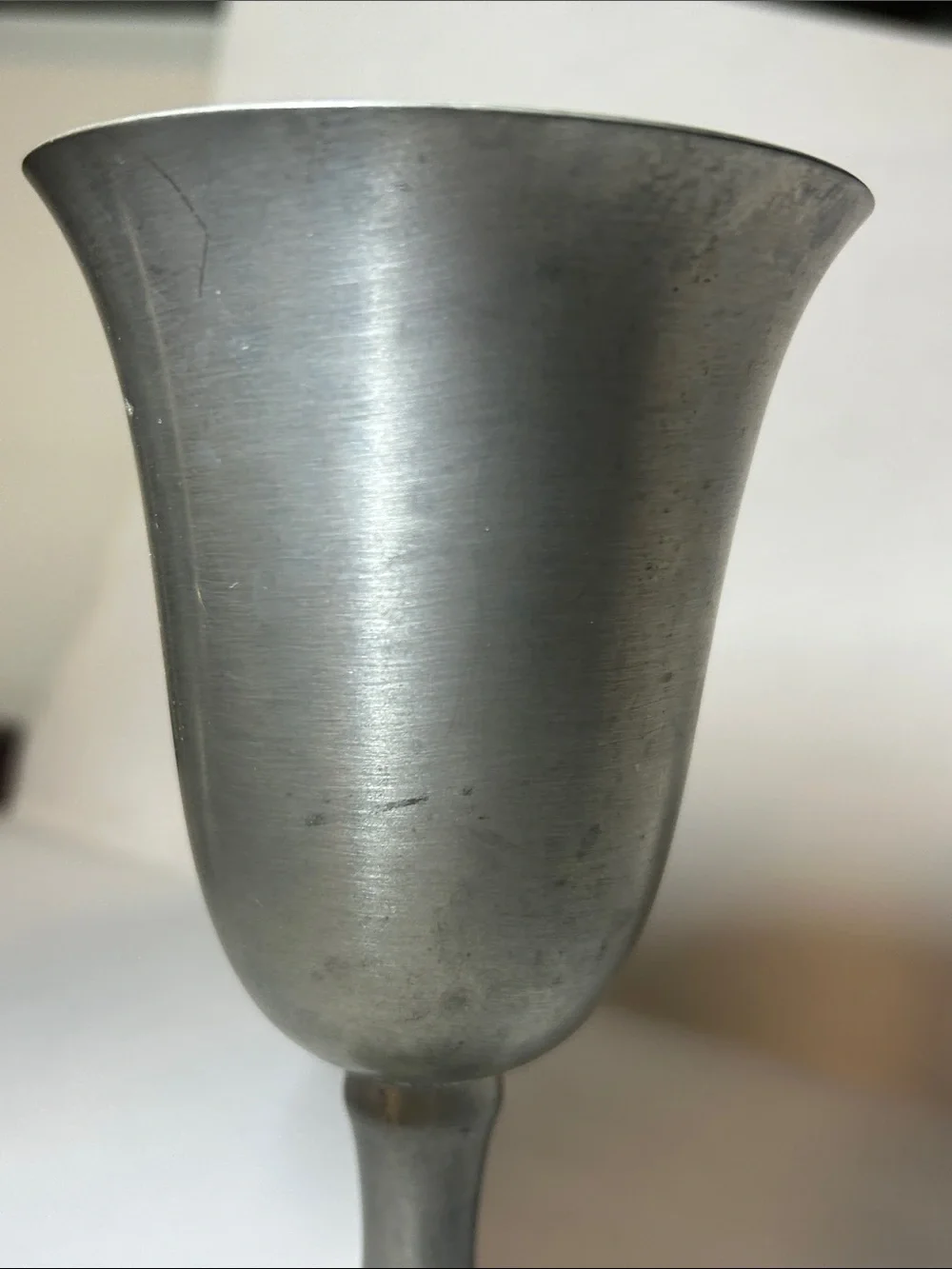 Towle Newburyport Pewter Small Pitcher / Creamer (Model 8644) & goblet